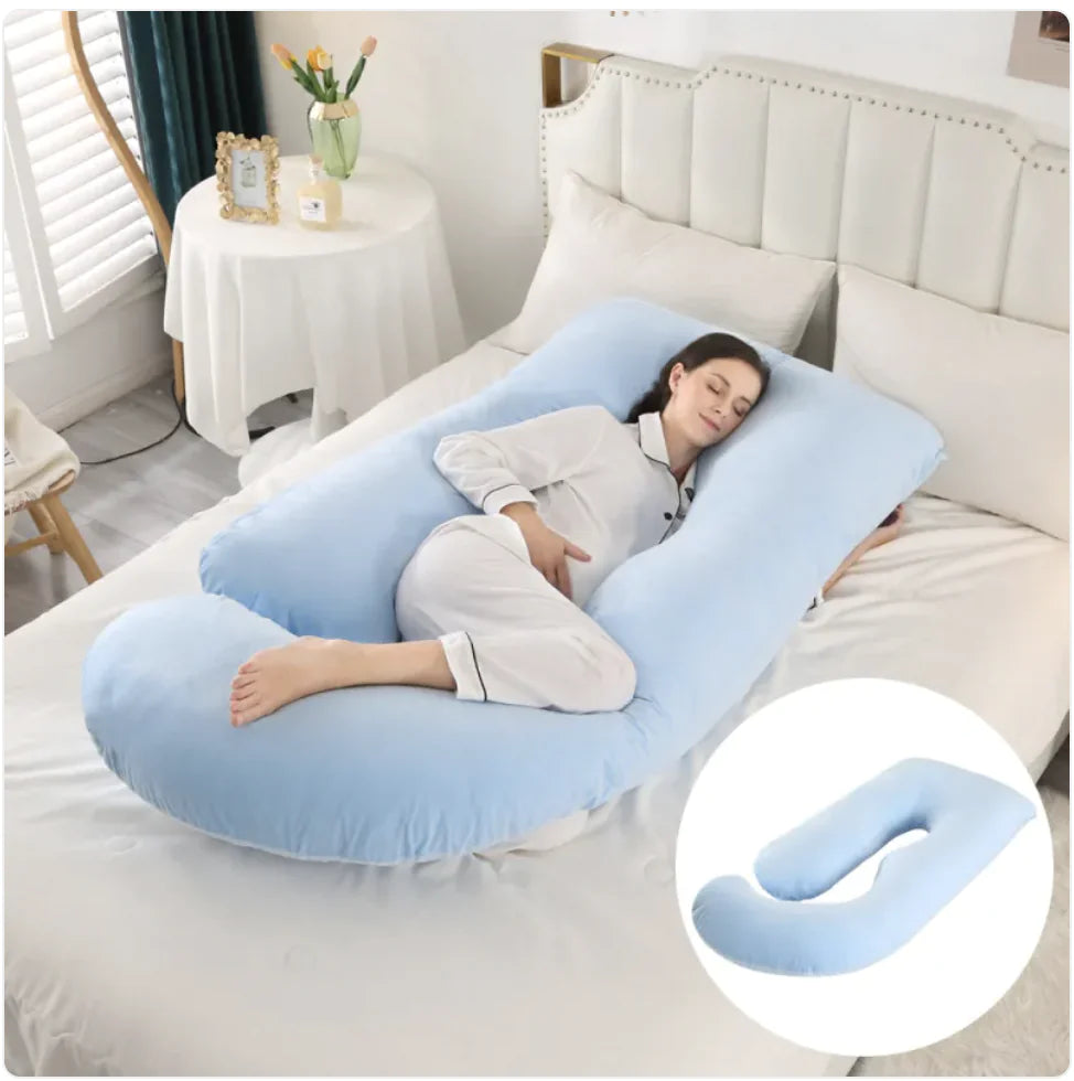 J-Shape Maternity Support Pillow