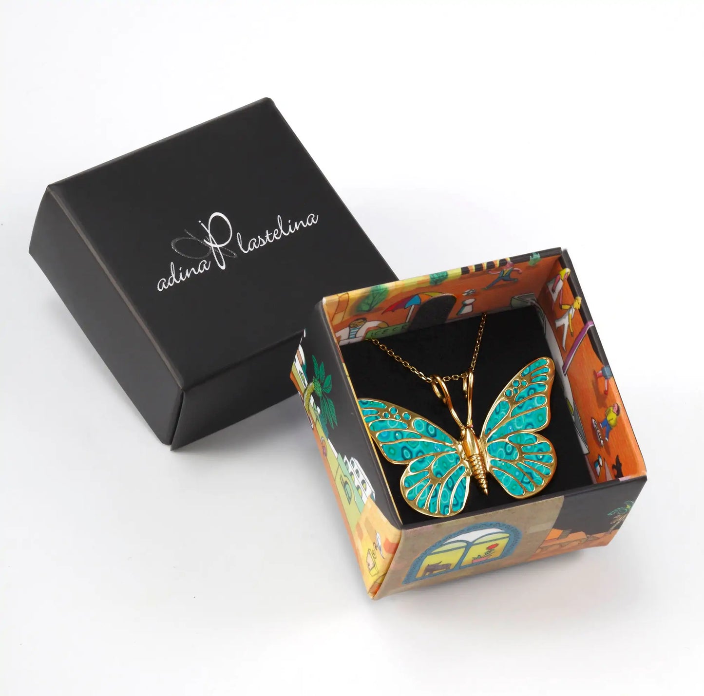 Artisan Gold-Plated Butterfly Charm