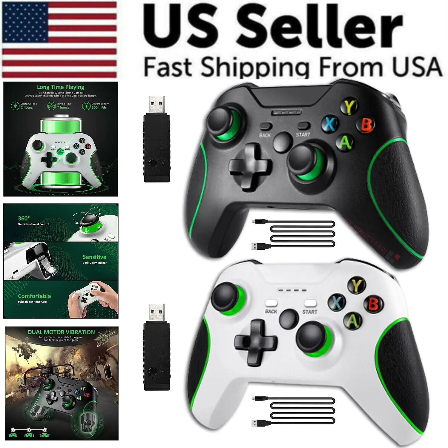 2.4G Wireless Gamepad for Xbox &amp; Windows