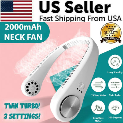 Neckband Dual-Turbine Cooler