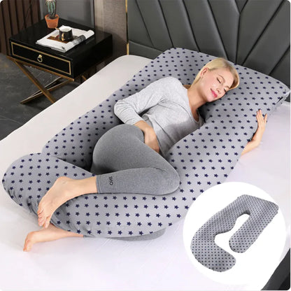J-Shape Maternity Support Pillow