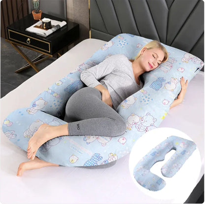J-Shape Maternity Support Pillow