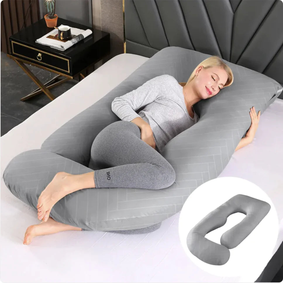 J-Shape Maternity Support Pillow