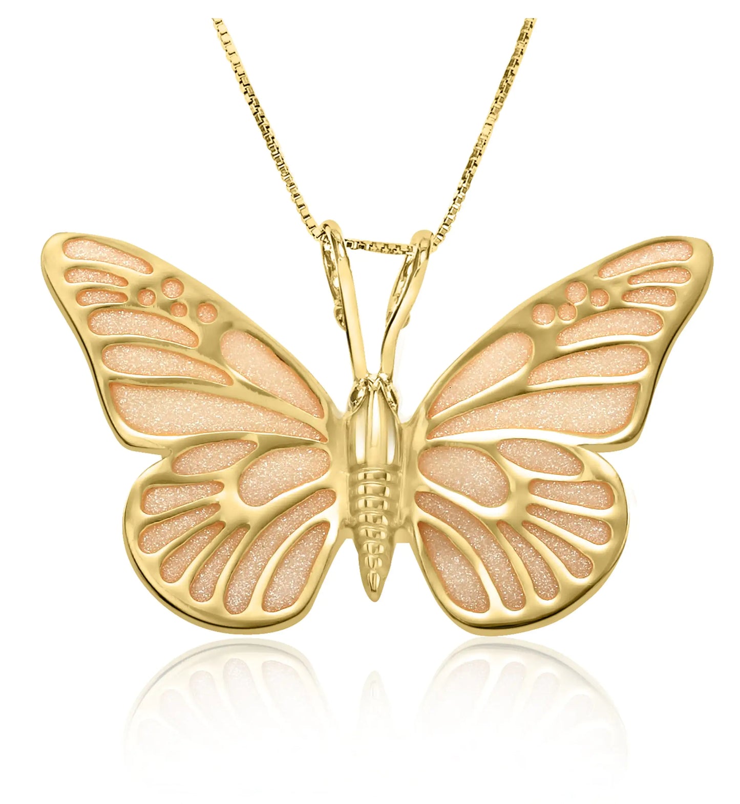 Artisan Gold-Plated Butterfly Charm