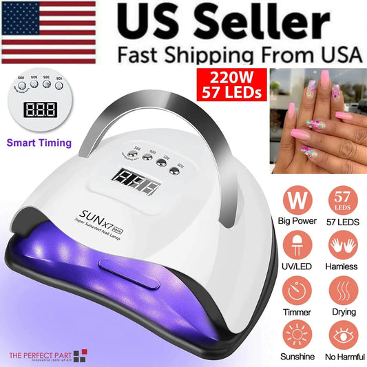 220W UV LED Nail Dryer Professional Manicure Lamp